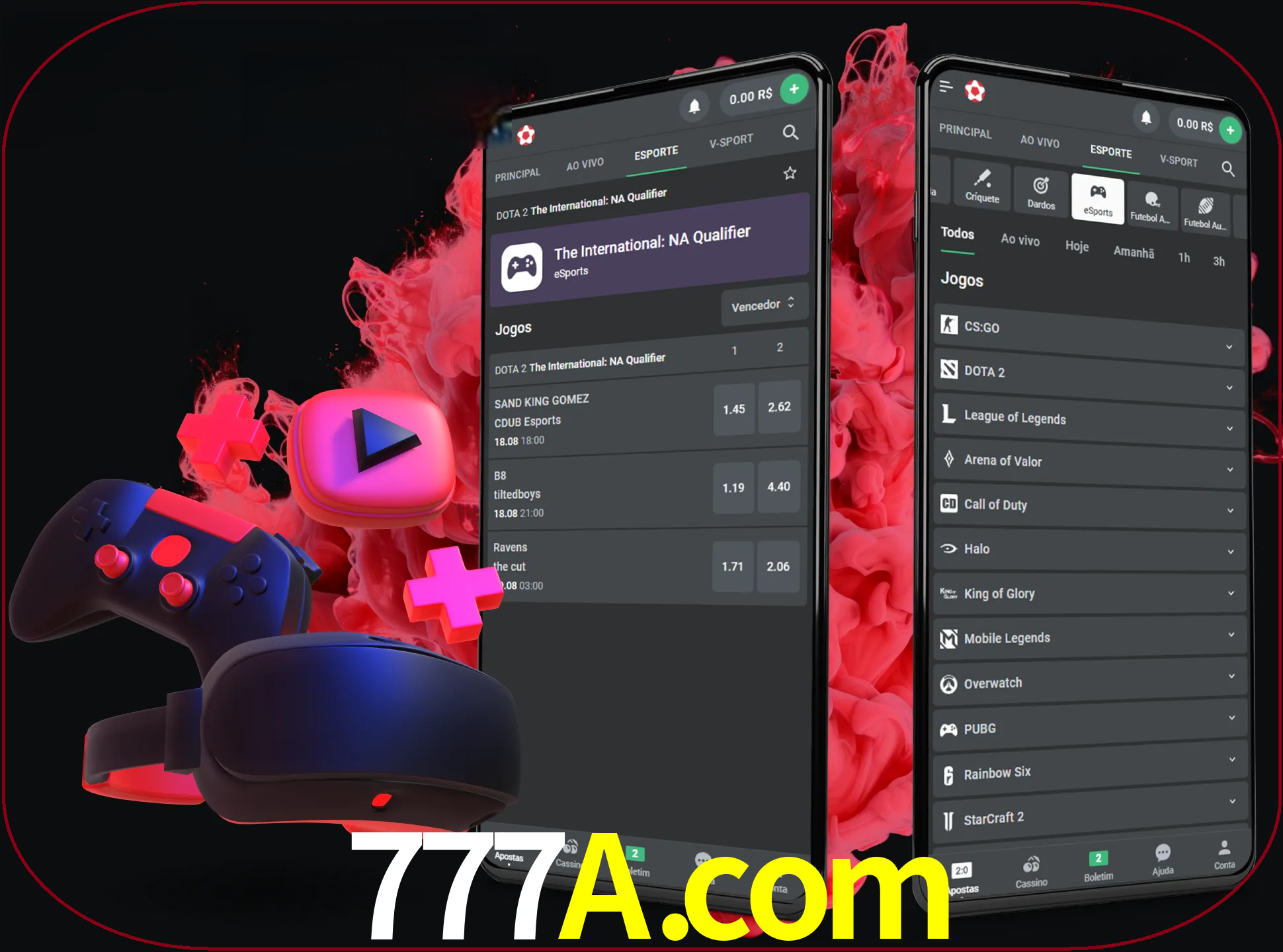 Para ter a aplicação móvel 777a no seu smartphone, basta descarregar o ficheiro apk e seguir as instruções.