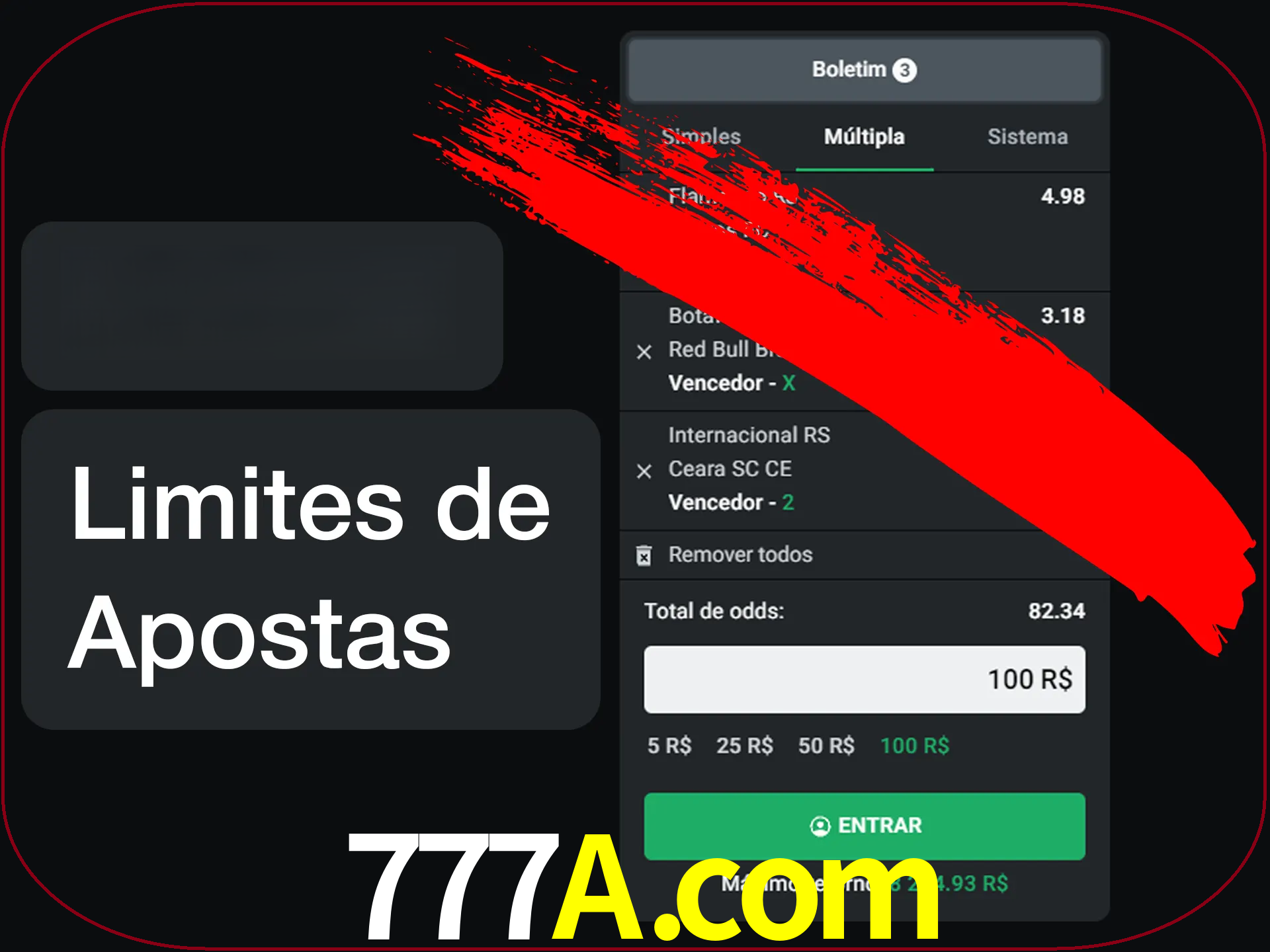 Não faça apostas loucas.